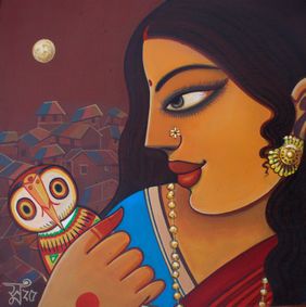 KOJAGARI by Sumon Naskar, Painting | Mojarto