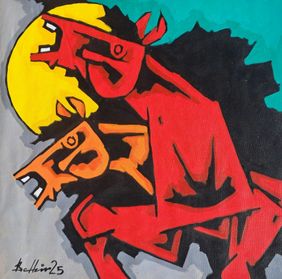IN SEARCH 3 by Balbir Singh, Painting | Mojarto
