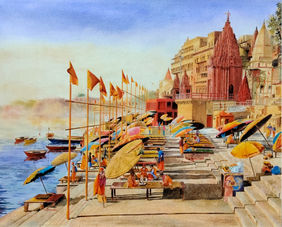Spiritual Heart of India - xxx by Moinuddin Mullick, Painting | Mojarto