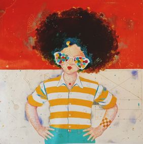 Passion of Childhood 53 by Shiv Kumar Soni, Painting | Mojarto