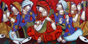 TUNE OF BENGAL by Sekhar Roy, Painting | Mojarto