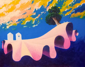 The Old House by Ranjit Balmuchu , Painting | Mojarto