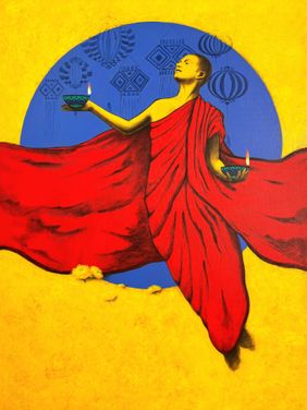 Season of Lighr 2 by Yashpal Kamble, Painting | Mojarto