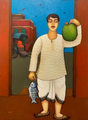 Bengali Babu by Piyali Sarkar, Painting | Mojarto