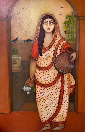 Kolkata Nostalgia by Piyali Sarkar, Painting | Mojarto