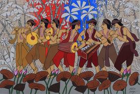 Power of Music by Chetan Katigar, Painting | Mojarto