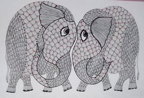 BUMP! by Manoj Kumar Tekam, Painting | Mojarto