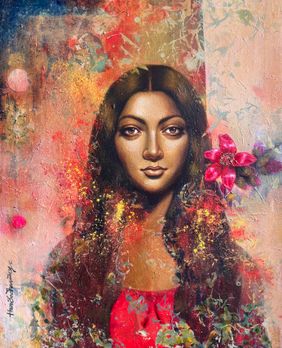  Krishakoli  by Harisadhan Dey, Painting | Mojarto