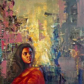 krishakoli by Harisadhan Dey, Painting | Mojarto