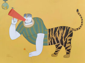 Untitled  by Kiran Sherkhane, Painting | Mojarto