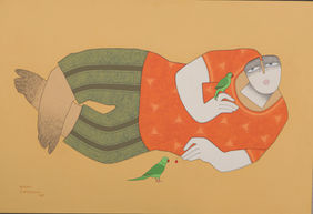 Untitled  by Kiran Sherkhane, Painting | Mojarto