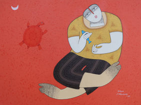 Untitled  by Kiran Sherkhane, Painting | Mojarto