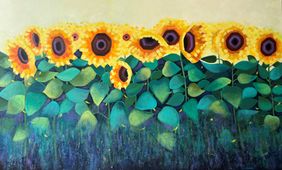 The Golden Hour by Amita Dand, Painting | Mojarto