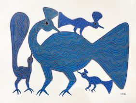 Bhil Painting by Bhuri Bai, Painting | Mojarto