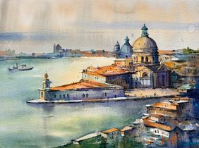 Venice City 2 by Prasanta Maiti, Painting | Mojarto