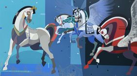 The Aesthetics of Energy BE XVI by Ashis Mondal, Painting | Mojarto