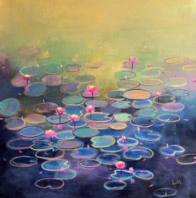 Whispers of Love by Amita Dand, Painting | Mojarto