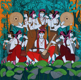 Composers by Chetan Katigar, Painting | Mojarto