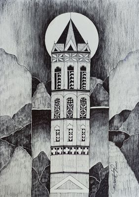 Dream 2  by Suresh Gulage, Drawing | Mojarto