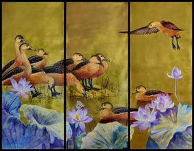 Pond 4 by Santanu Das, Painting | Mojarto