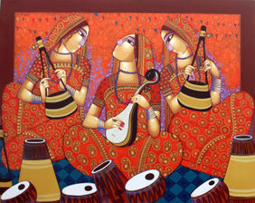 TUNE OF BENGAL by Sekhar Roy, Painting | Mojarto