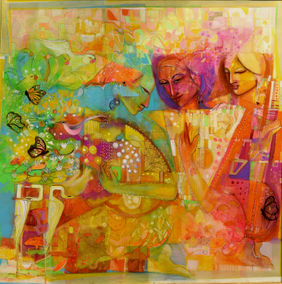 Healing the Soul by Madan Lal, Painting | Mojarto