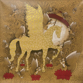 Uchchaihshrava by Shalini Anand by Shalini Anand, Painting | Mojarto