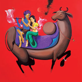 Strength of Love by Prakash Pore, Painting | Mojarto