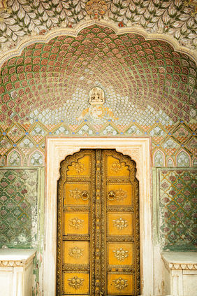 Ornate Heritage Doorway in Colour by Anirban Ghosh, Photography | Mojarto