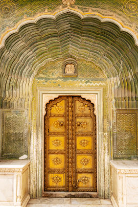 Ornate Heritage Doorway in Colour by Anirban Ghosh, Photography | Mojarto
