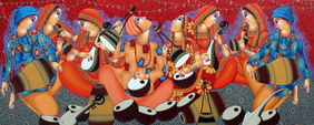 TUNE OF BENGAL by Sekhar Roy, Painting | Mojarto