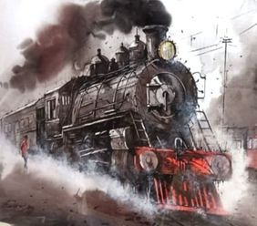 STEAM ENGINE XIV by Sadikul Islam, Painting | Mojarto