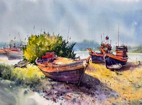 Jatigat by Prasanta Maiti, Painting | Mojarto