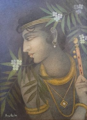 Untitled  by Bratin Khan, Painting | Mojarto