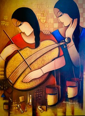 INNER PEACE by Mousumi Mukherjee , Painting | Mojarto