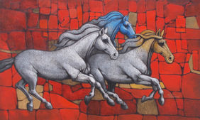 FORCE - 72 by RAJAN RAGHAVAN, Painting | Mojarto