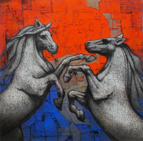 FORCE - 81 by RAJAN RAGHAVAN, Painting | Mojarto