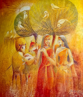 MIDDAY by Prodyut Kumar Pal, Painting | Mojarto