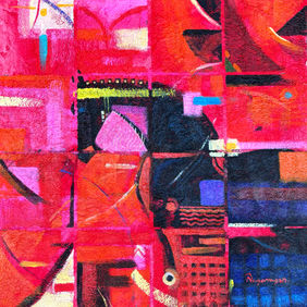 Abstract Horse Painting 2 by K.nagarajan, Painting | Mojarto