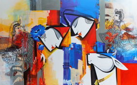 bond of love by Pradeesh K Raman, Painting | Mojarto