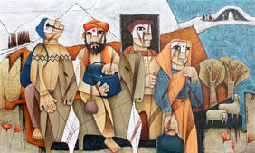 THE JOURNEY by  Nageswara Rao, Painting | Mojarto