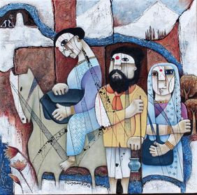 THE JOURNEY by  Nageswara Rao, Painting | Mojarto