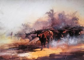 MORNING-II by Sadikul Islam, Painting | Mojarto