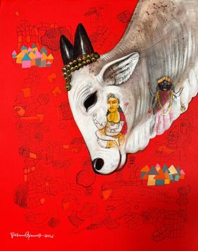 Emotional Attachment by Jiban Biswas, Painting | Mojarto