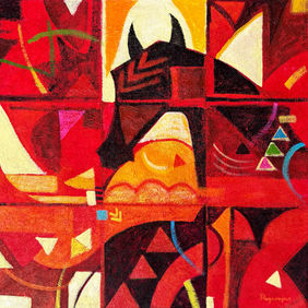 Horse Symphony by K.nagarajan, Painting | Mojarto