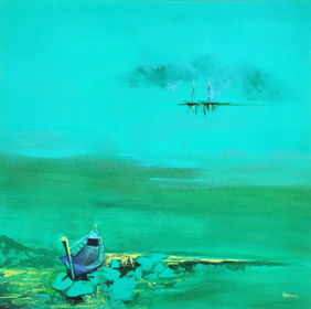 Untitled by Himnti Sen, Painting | Mojarto