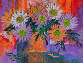 My flowers by Swati Kale, Painting | Mojarto