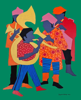 Brass in Bloom by Prasanta Acharjee, Painting | Mojarto