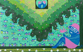 couple in love by Lakhan Singh Jat, Painting | Mojarto