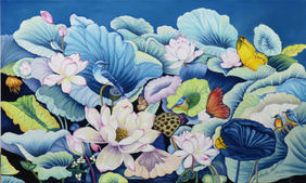 Natures Basket 48 by Sulakshana Dharmadhikari, Painting | Mojarto